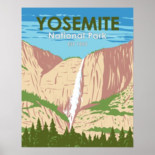 Yosemite Nationalpark California Poster (Vorne)