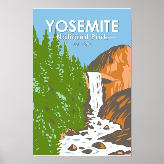 Yosemite Nationalpark California Poster (Vorne)