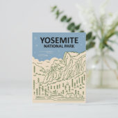 Yosemite Nationalpark California Postkarte (Stehend Vorderseite)