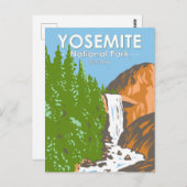 Yosemite Nationalpark California Postkarte (Vorne/Hinten)