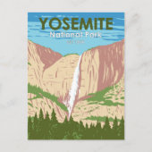 Yosemite Nationalpark California Postkarte (Vorderseite)