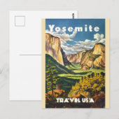 Yosemite Nationalpark California Postkarte (Vorne/Hinten)