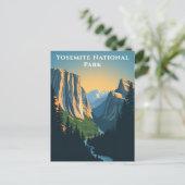 Yosemite Nationalpark California Postkarte (Stehend Vorderseite)