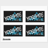 Yosemite Nationalpark California Rechteckiger Aufkleber (Blatt)