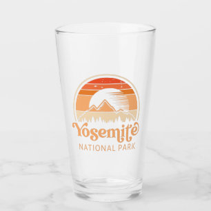 Yosemite Nationalpark California Retro Vintag Glas