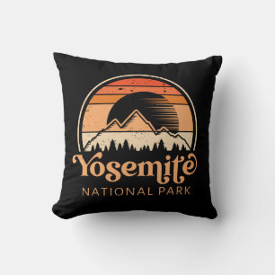 Yosemite Nationalpark California Retro Vintag Kissen