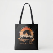 Yosemite Nationalpark California Retro Vintag Tasche (Vorderseite)