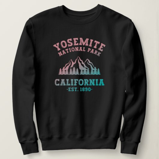 Yosemite Nationalpark California Sweatshirt (Design vorne)