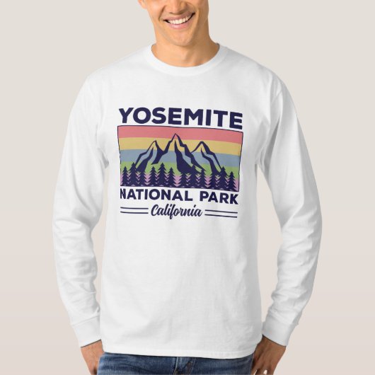 Yosemite Nationalpark California T-Shirt (Vorderseite)