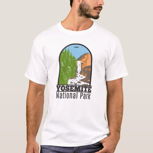 Yosemite Nationalpark California T-Shirt (Vorderseite)
