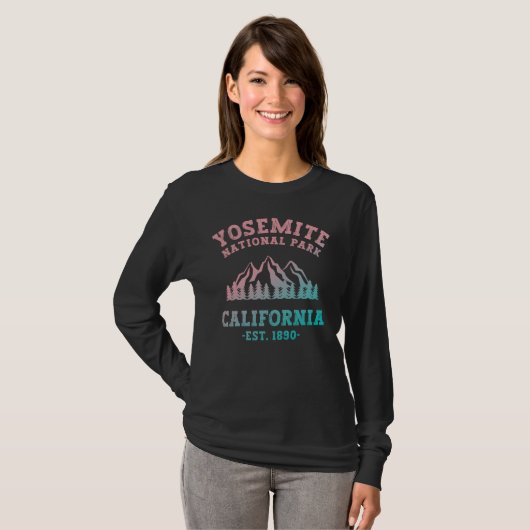 Yosemite Nationalpark California T-Shirt (Vorne ganz)