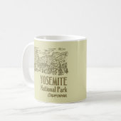 Yosemite Nationalpark California Tunnel Ansicht Kaffeetasse (Vorderseite Links)