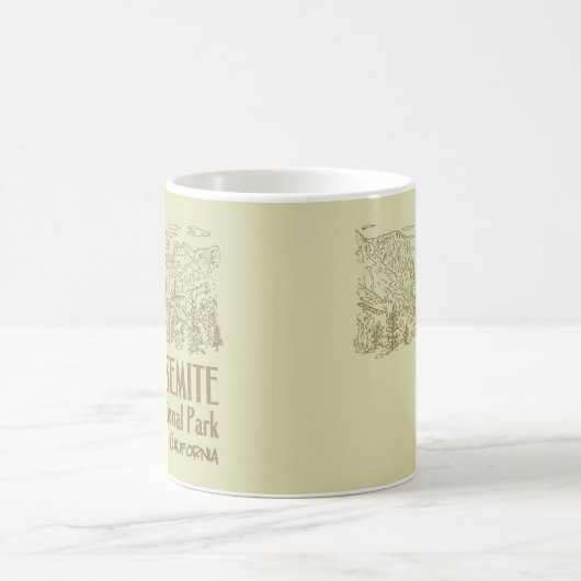 Yosemite Nationalpark California Tunnel Ansicht Kaffeetasse (Mittel)