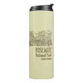 Yosemite Nationalpark California Tunnel Ansicht Thermosbecher (Nach links gedreht)