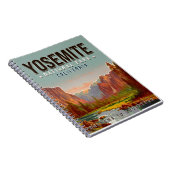 Yosemite Nationalpark California Vintag in den 60e Notizblock (Rechte Seite)