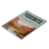 Yosemite Nationalpark California Vintag in den 60e Notizblock (Linke Seite)