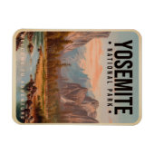 Yosemite Nationalpark California Vintag Magnet (Horizontal)