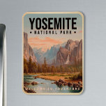 Yosemite Nationalpark California Vintag Magnet<br><div class="desc">Yosemite Nationalpark California Vintag Souvenirs. Sind Sie stolz darauf,  den Yosemite Nationalpark California zu besuchen? Zeigen Sie Ihren Freunden,  wie sehr Sie den Mammoth Cave National Park Liebe und unterstützen Sie den Outdoor-Lifestyle mit diesem phantastischen,  auffälligen Design! Es gibt keinen besseren Weg auf Erden!</div>