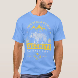 Yosemite Nationalpark California Vintager Bär T-Shirt