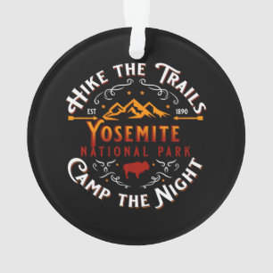 Yosemite Nationalpark California Wandern Camping Ornament