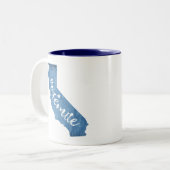 Yosemite Nationalpark California Zweifarbige Tasse (Vorderseite Links)