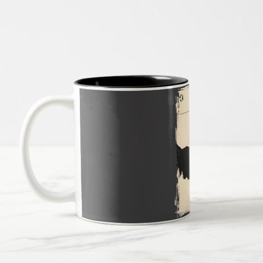 Yosemite Nationalpark California Zweifarbige Tasse (Links)