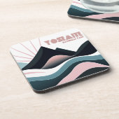 Yosemite Nationalpark Colored Hills Getränkeuntersetzer (Linke Seite)