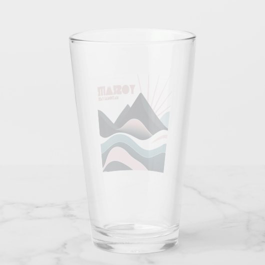 Yosemite Nationalpark Colored Hills Glas (Rückseite)