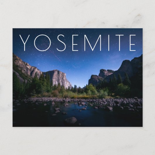Yosemite Nationalpark der Milchstraße-| Postkarte (Vorderseite)