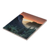 Yosemite Nationalpark des Sonnenaufgang-| Fliese (Seite)