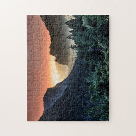 Yosemite Nationalpark des Sonnenaufgang-| Puzzle (Vertikal)