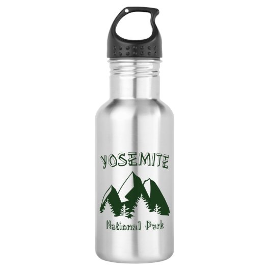Yosemite-Nationalpark Edelstahlflasche (Vorderseite)
