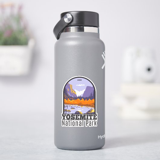 Yosemite Nationalpark El Capitan im Herbst Aufkleber (HydroFlask)