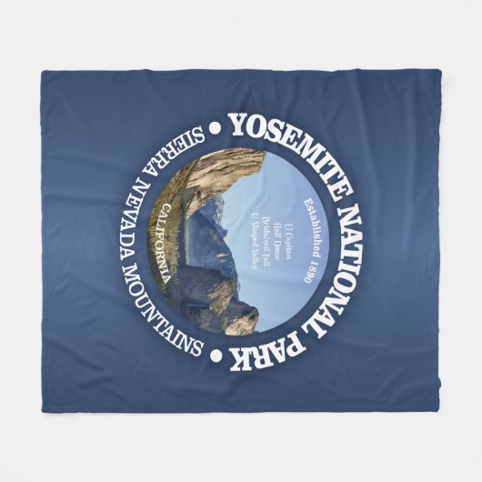 Yosemite-Nationalpark Fleecedecke (Vorderseite (Horizontal))