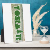 Yosemite-Nationalpark Fotoplatte (Seite)