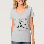 Yosemite Nationalpark Frauen-V-Nacken-T - Shirt (Vorderseite)