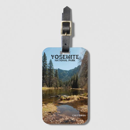 Yosemite-Nationalpark Gepäckanhänger (Vorderseite Vertikal)