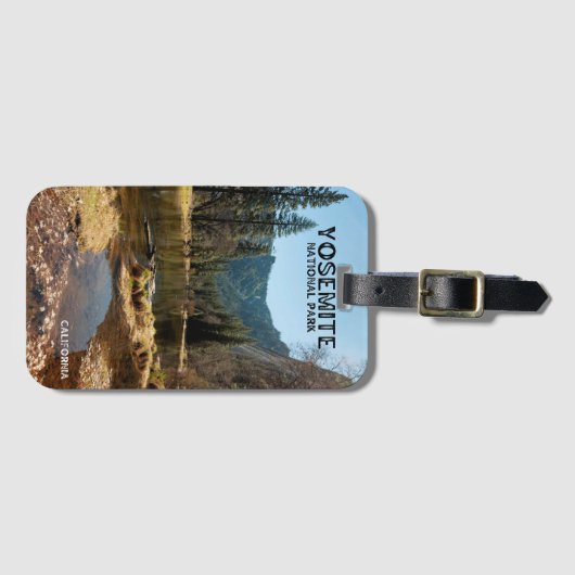 Yosemite-Nationalpark Gepäckanhänger (Vorderseite (Horizontal))