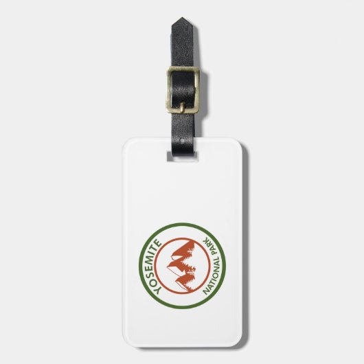 Yosemite-Nationalpark Gepäckanhänger (Vorderseite vertikal)