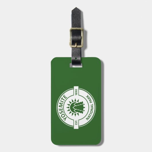 Yosemite-Nationalpark Gepäckanhänger (Vorderseite vertikal)