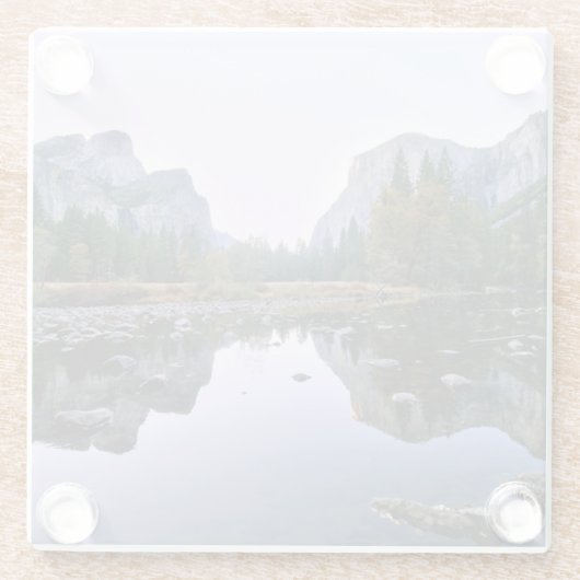 Yosemite Nationalpark Glasuntersetzer (Rückseite)