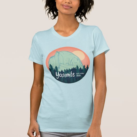 Yosemite Nationalpark Halbkuppel Sonnenuntergang R T-Shirt (Vorderseite)