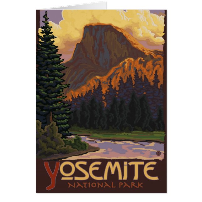 Yosemite Nationalpark - Halbkuppelwanderkarte (Vorne)