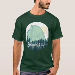 Yosemite Nationalpark Half Dome Aquamarin Green T-Shirt