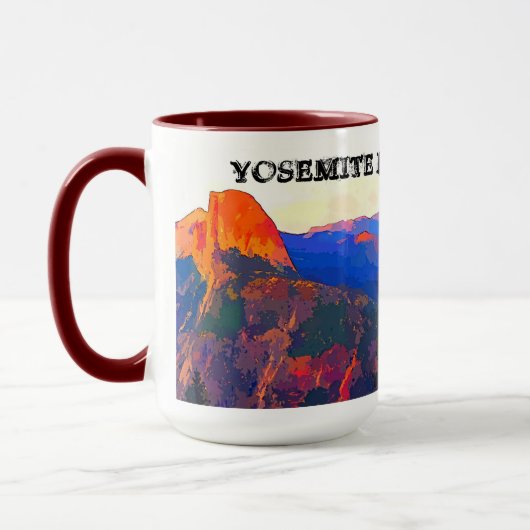 Yosemite Nationalpark - Half Dome & Fall Mug 24$. Tasse (Links)