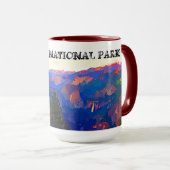 Yosemite Nationalpark - Half Dome & Fall Mug 24$. Tasse (VorderseiteRechts)