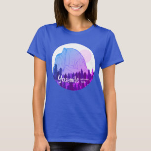 Yosemite-Nationalpark Half Dome Lila T-Shirt