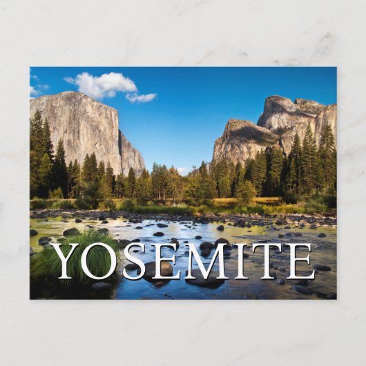 Yosemite-Nationalpark | Happy Birthday Postkarte (Vorderseite)