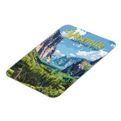 Yosemite Nationalpark Illustration Magnet (Linke Seite)