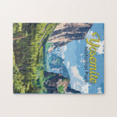 Yosemite Nationalpark Illustration Puzzle (Horizontal)